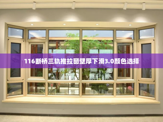 116断桥三轨推拉窗壁厚下滑3.0颜色选择